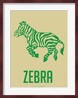 Zebra Green Fine Art Print