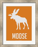 Moose White Fine Art Print