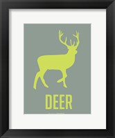 Deer Green Fine Art Print