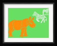 Safari 1 Framed Print