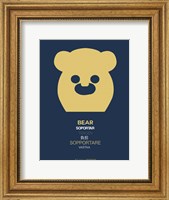 Yellow Bear Multilingual Fine Art Print