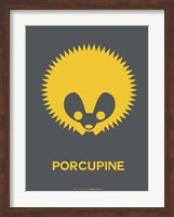Yellow Porcupine Multilingual Fine Art Print