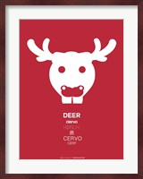 Red Moose Multilingual Fine Art Print