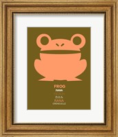 Pink Frog Multilingual Fine Art Print