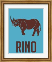 Rhino Brown Fine Art Print