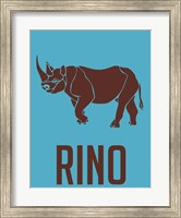 Rhino Brown Fine Art Print
