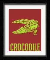 Crocodile Yellow Fine Art Print
