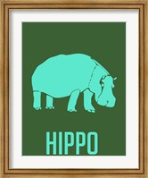 Hippo Blue Fine Art Print