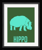 Hippo Blue Fine Art Print