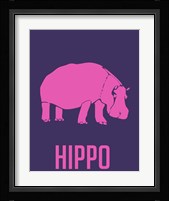 Hippo Pink Fine Art Print