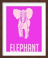 Elephant Pink Fine Art Print