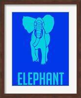Elephant Blue Fine Art Print