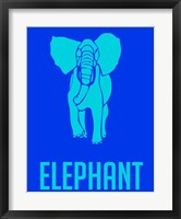 Elephant Blue Fine Art Print