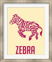 Zebra Red Fine Art Print