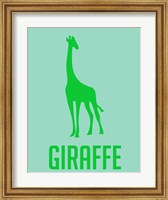 Giraffe Green Fine Art Print