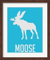 Moose Blue Fine Art Print