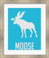 Moose Blue Fine Art Print