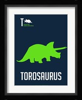 Green Dinosaur Fine Art Print