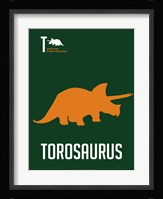 Yellow Dinosaur Fine Art Print