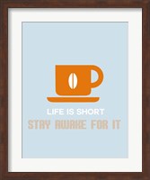 Coffee Orange Fine Art Print