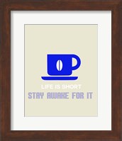 Coffee Blue Fine Art Print