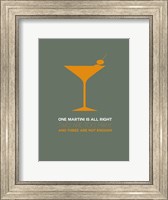 Martini Yellow Fine Art Print