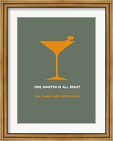 Martini Yellow Fine Art Print