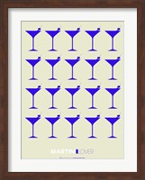 Martini Lover Blue Fine Art Print