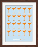 Martini Lover Orange Fine Art Print