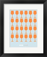 Wine Lover Orange Fine Art Print