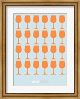 Wine Lover Orange Fine Art Print