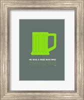 Green Beer Mug Fine Art Print