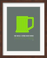 Green Beer Mug Fine Art Print