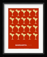 Yellow Margaritas Brown Fine Art Print