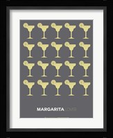 Yellow Margaritas Grey Fine Art Print
