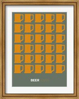 Yellow Beer Mugs Fine Art Print