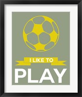 I Like to Play 1 Fine Art Print