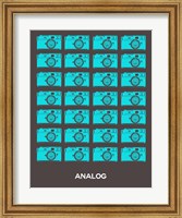 Analog Blue Camera Fine Art Print