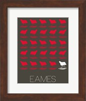 Eames Red Rocking Chair Fine Art Print
