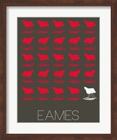 Eames Red Rocking Chair Fine Art Print
