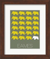 Eames Yellow Elephant 2 Fine Art Print