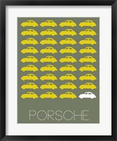 Porsche Yellow Fine Art Print