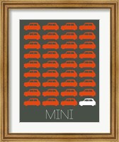 Orange Mini Cooper Fine Art Print
