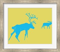 Blue Deer Fine Art Print