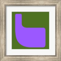 Letter L Purple Fine Art Print