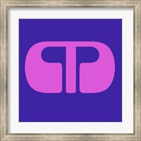 Letter M Purple Fine Art Print