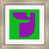Letter Y Purple Fine Art Print