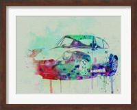 Porsche 911 Watercolor 2 Fine Art Print