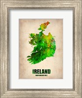 Ireland Watercolor Map Fine Art Print