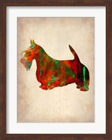 Scottish Terrier Watercolor 2 Fine Art Print